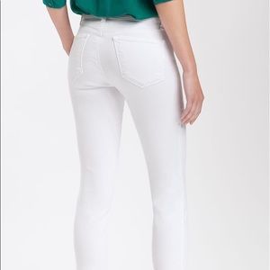 J Brand White Skinny Jeans Snow size 26